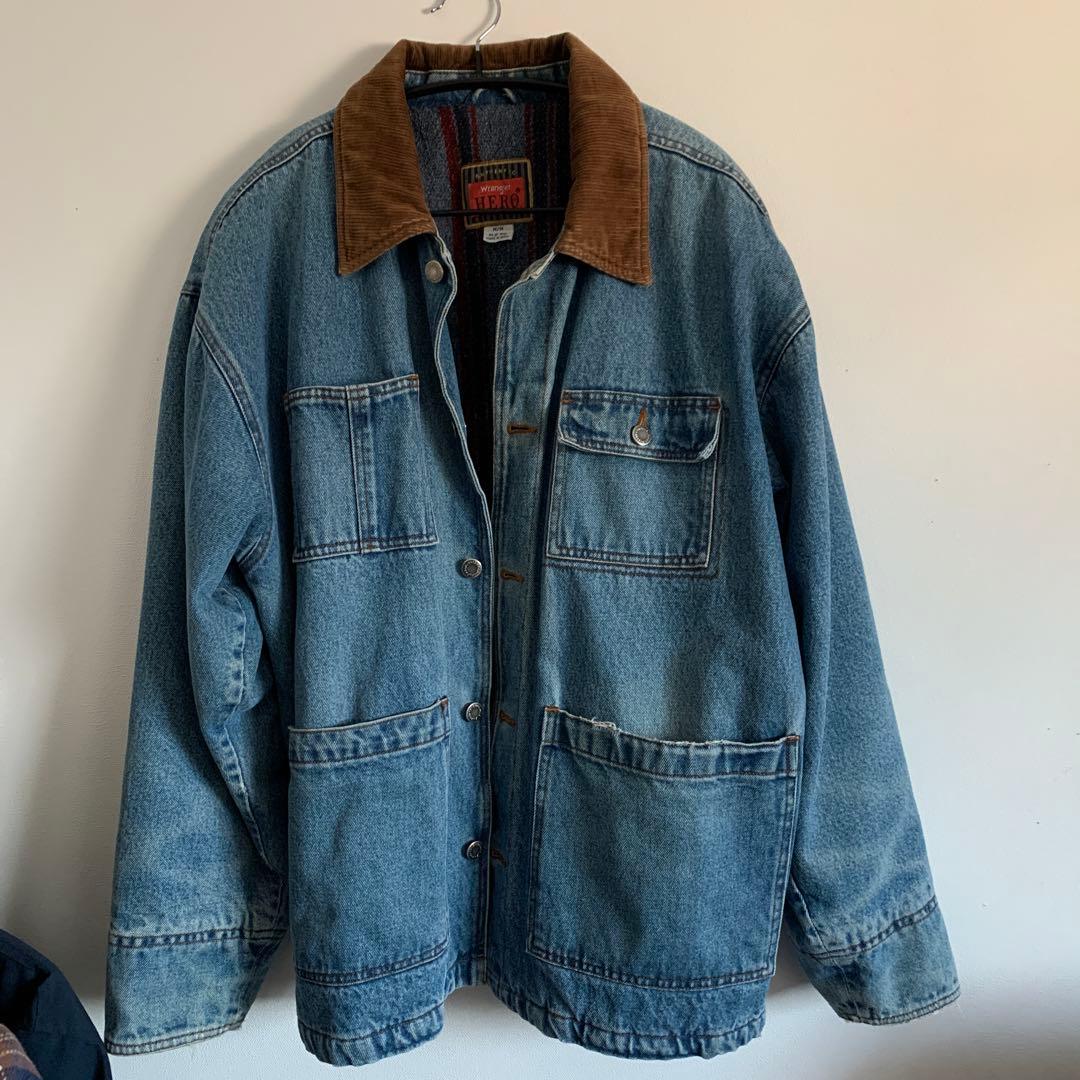 Wrangler HERO カバーオール M デニムブルー