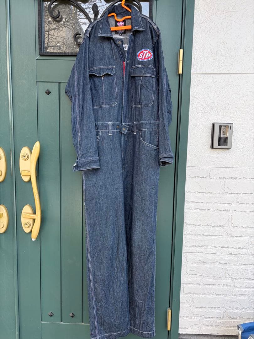 STP デニム つなぎ オールインワン 作業着　スナップオンライトオンスアメカジ