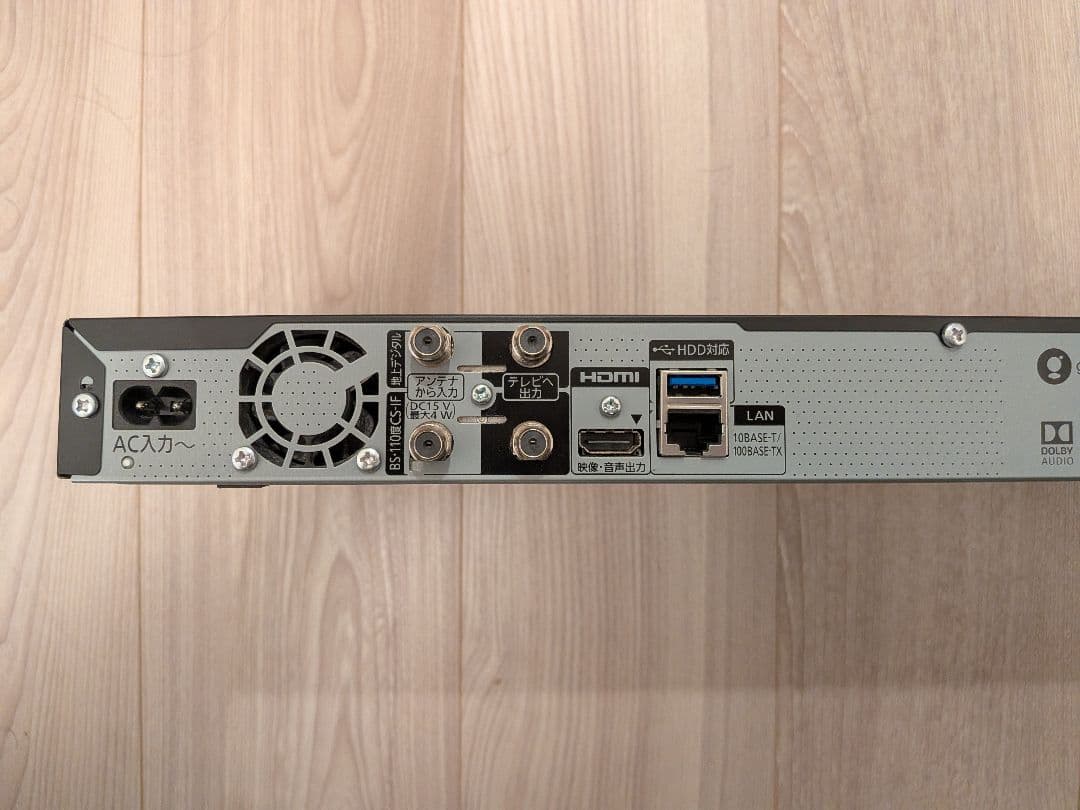 Panasonic ブルーレイレコーダー DMR-BRW560 2019年製