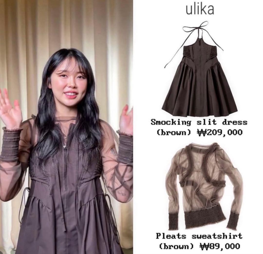 ワンピース Ulikasanctus smoking dress black