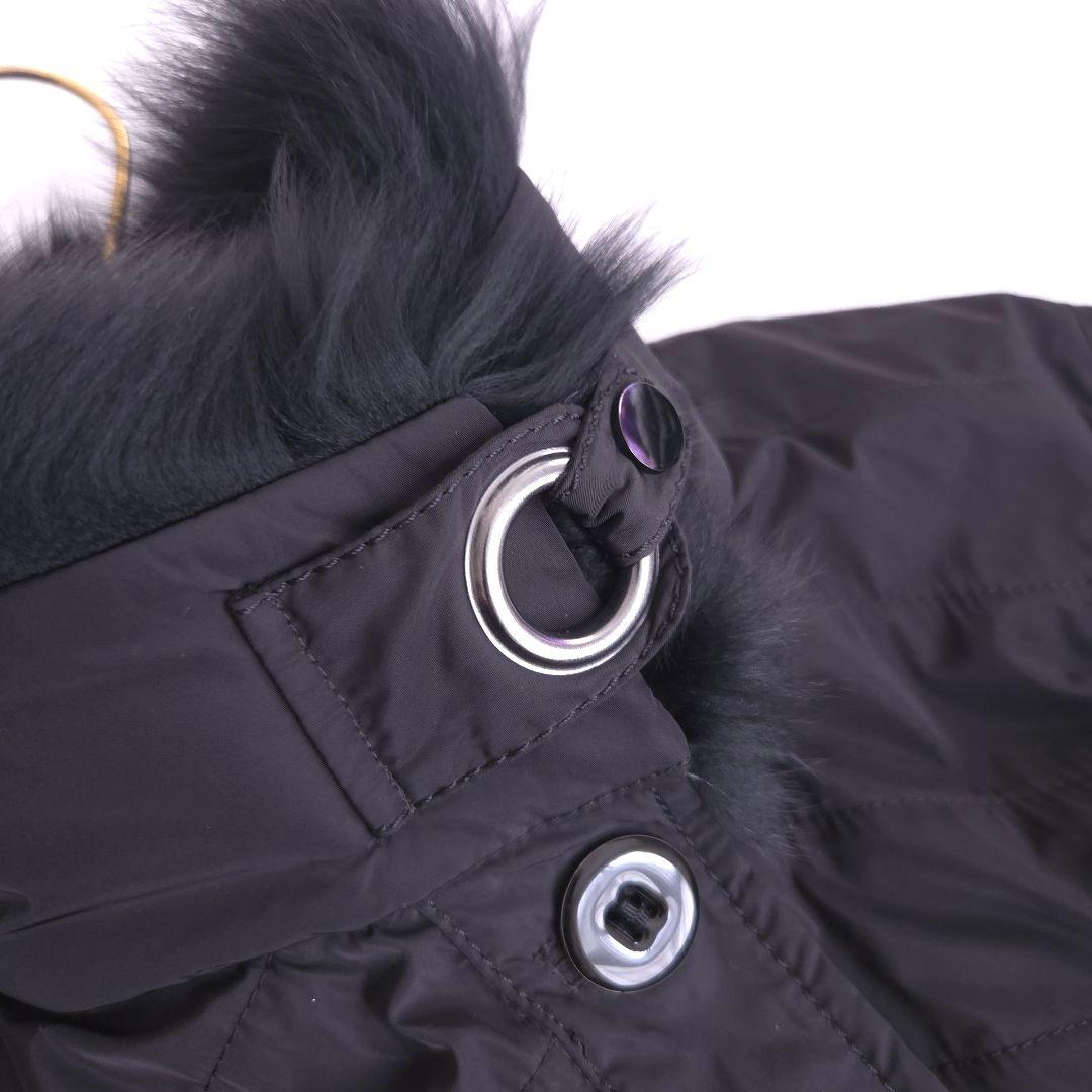 極美品 イタリヤ 高級 フォックスファーコート リバーシブル XL 大きいサイズ