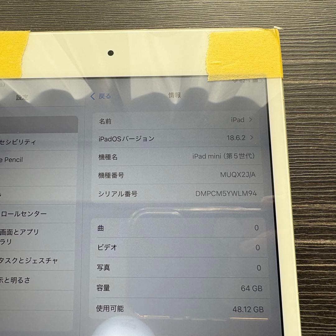 iPad mini 第5世代 64GB WiFi Silver ジャンク
