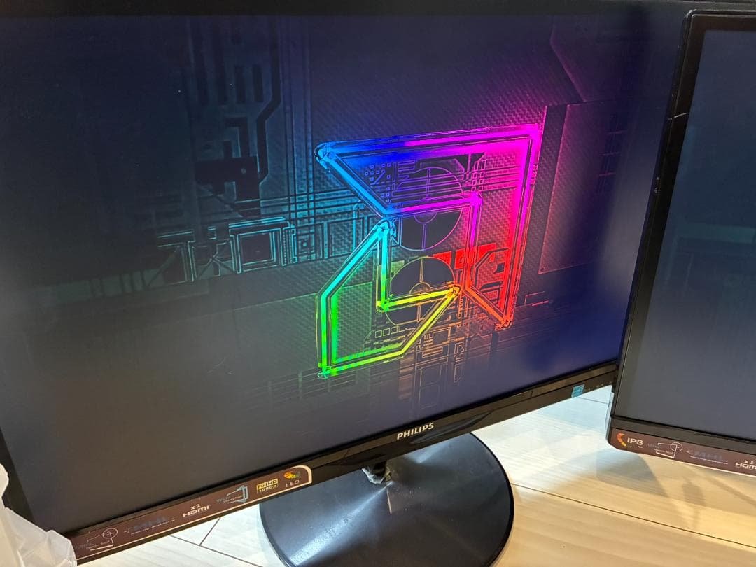 PHILIPS 21.5インチモニター2台！