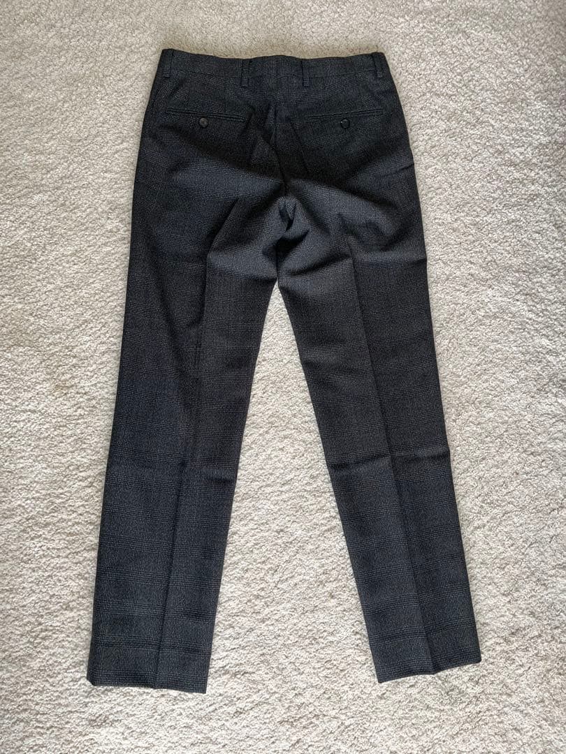 jilsander チェック柄 スラックス