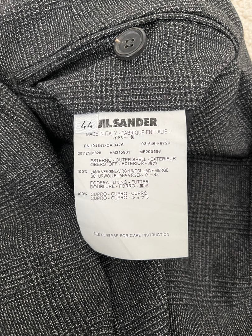 jilsander チェック柄 スラックス