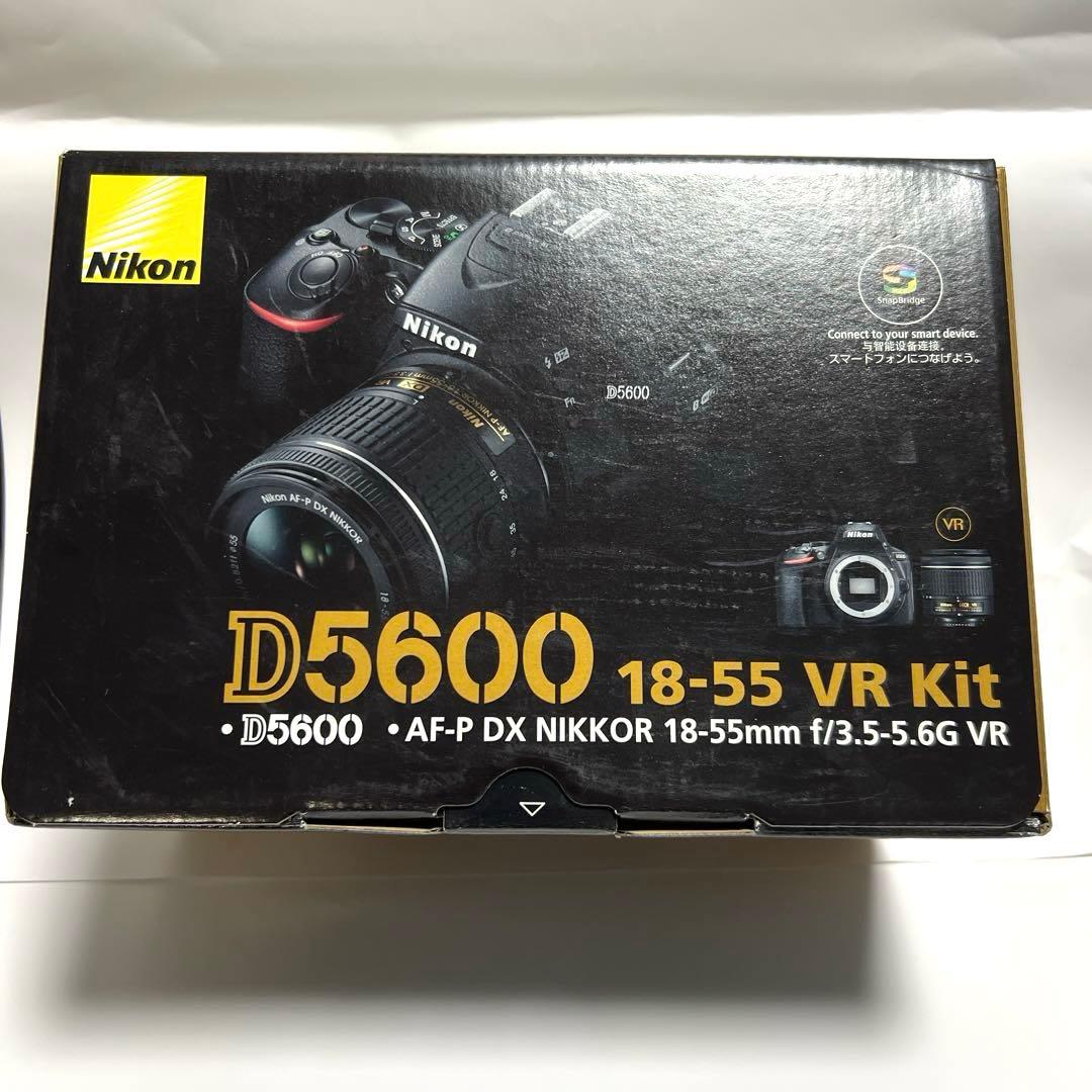 【一眼レフカメラ】Nikon D5600 18-55 VR kit