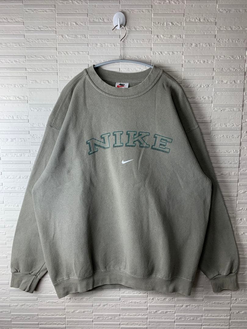 90s NIKE USA製　銀タグ　アーチロゴ　スウェット　パーカー　スウェット