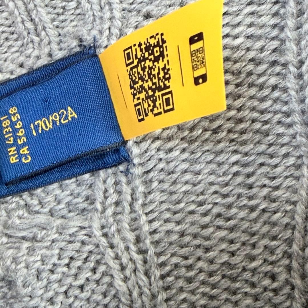 Sグレー Ralph Lauren ポロラルフローレン ケーブルニット セーター