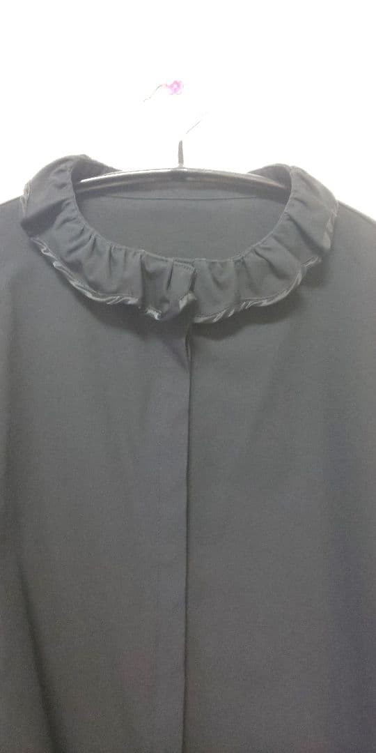 ロージーモンスター　ルミエールブラウス　フリルカラー ブラック FREE