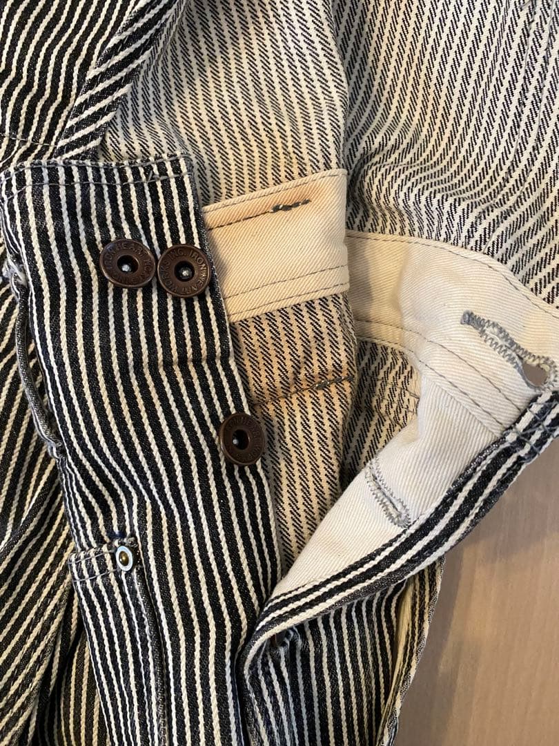 アイアンハート　807 ヒッコリーオーバーオール