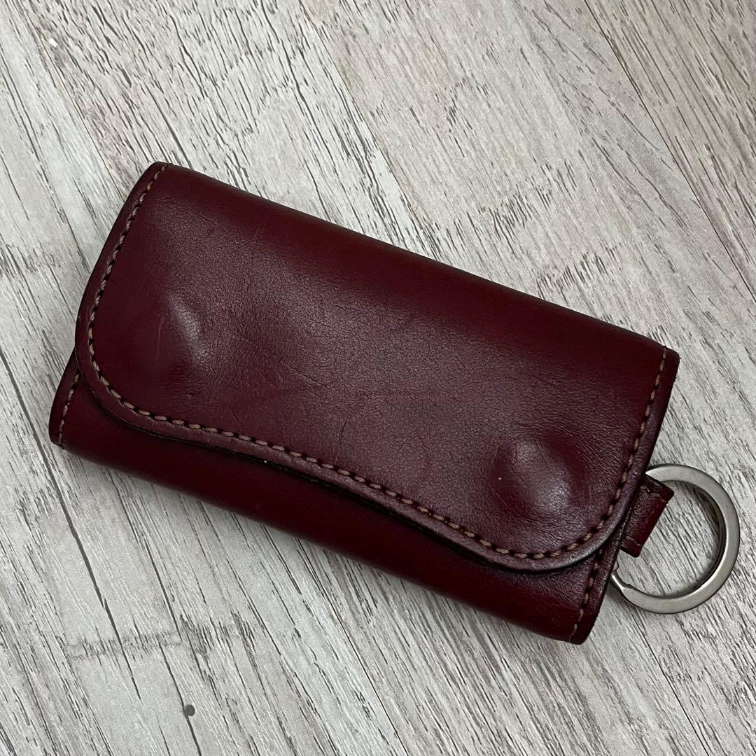 ワイルドスワンズCLIPPER2 キーケース　バーガンディ レザー