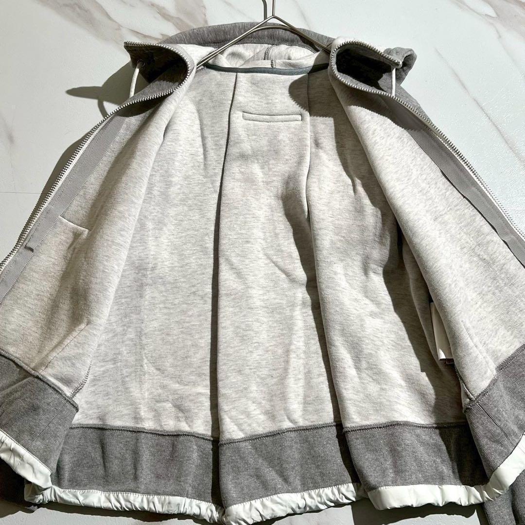 極美品✨sacai スポンジスウェット フーディー ジップアップパーカー