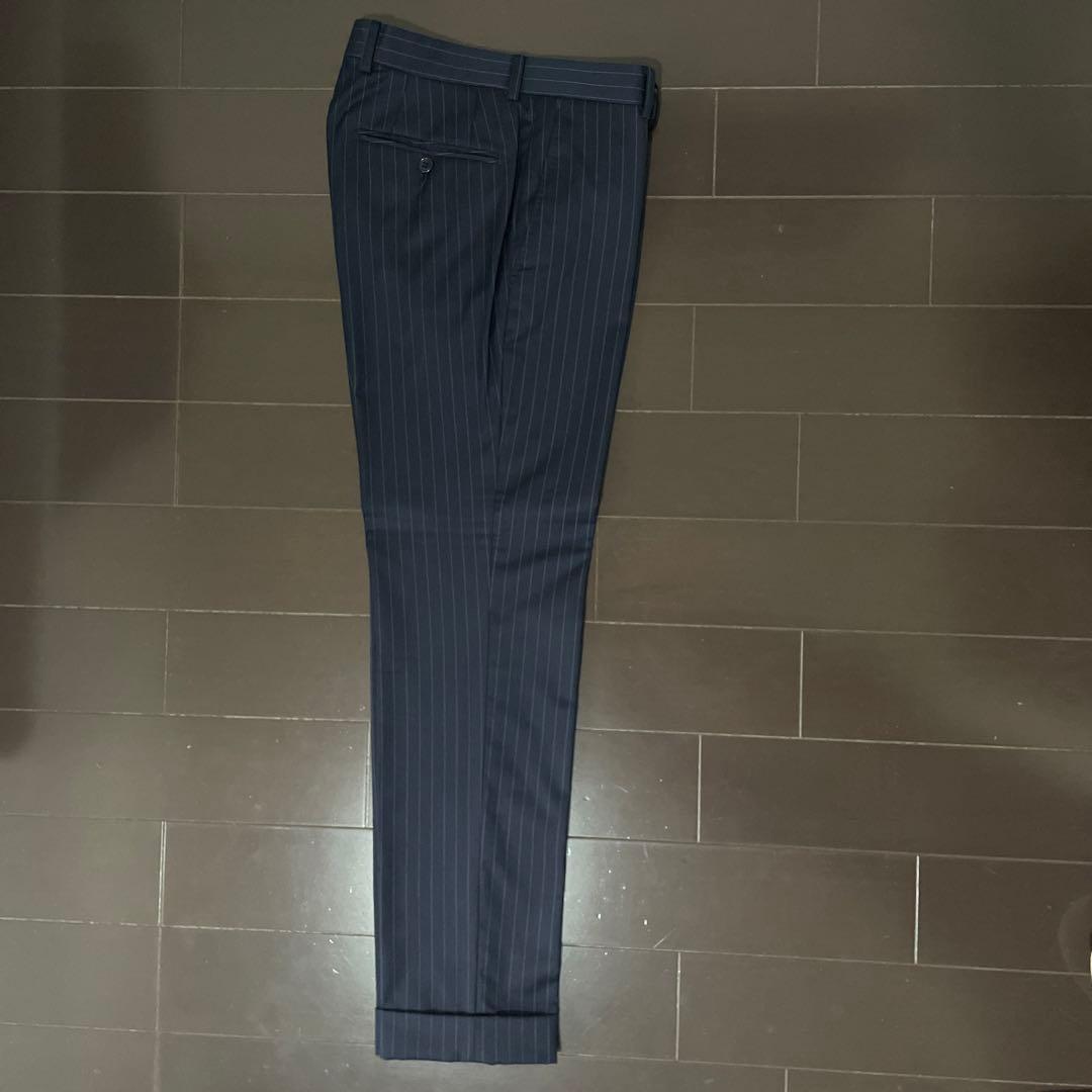 Maikii【美品】麻布テーラー オーダーメイドスーツ ネイビー