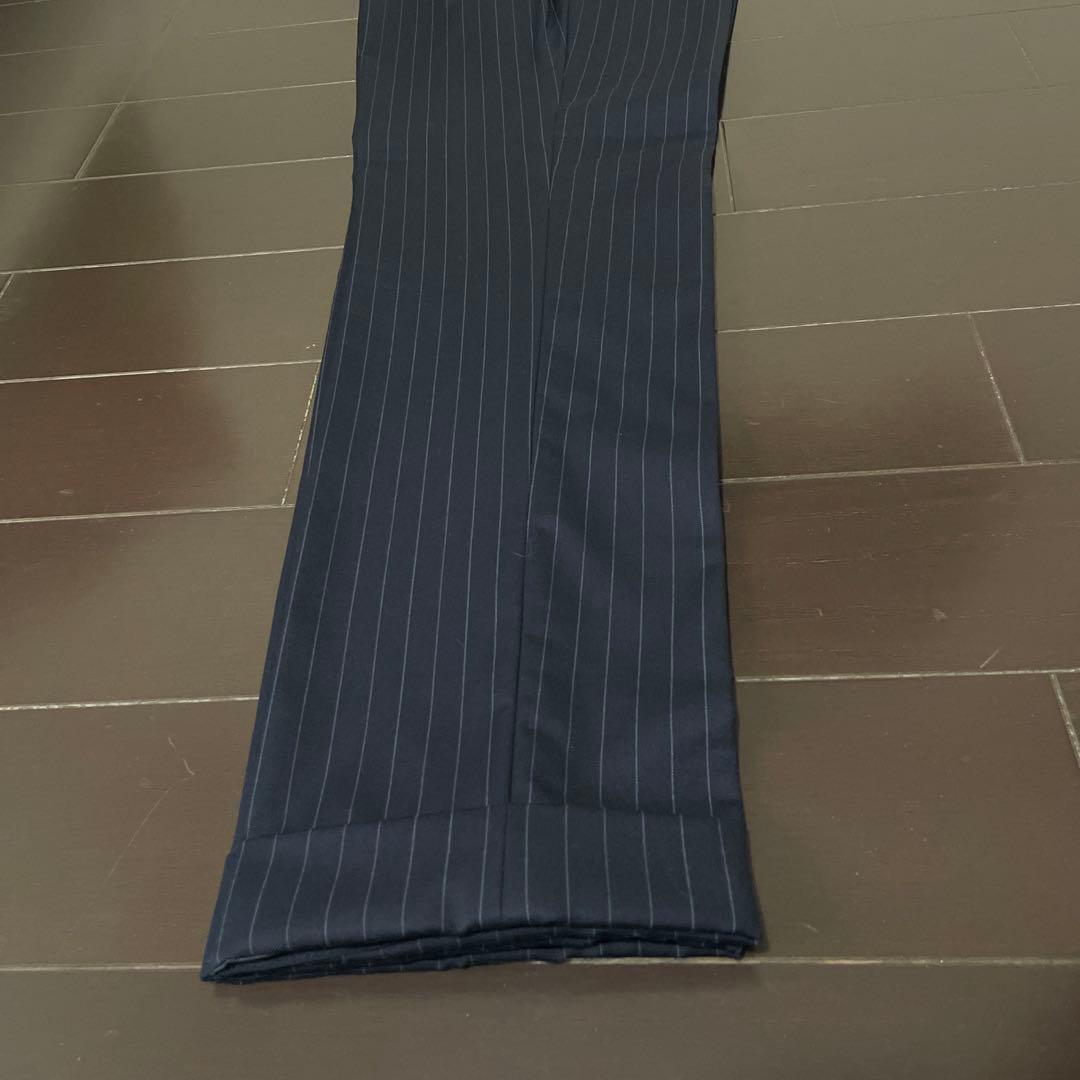 Maikii【美品】麻布テーラー オーダーメイドスーツ ネイビー