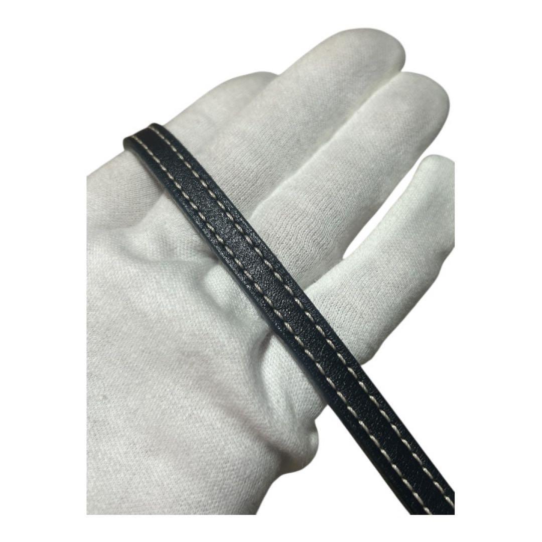 【美品】COACH コーチ 6094アクセサリーポーチ ネイビー　メタルチャーム