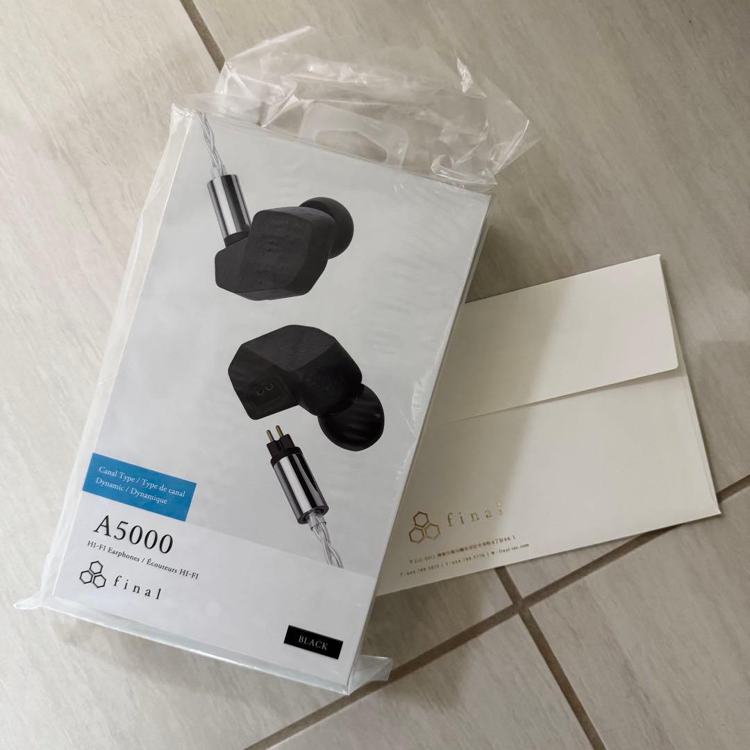 【新品未開封】final A5000 有線イヤホン