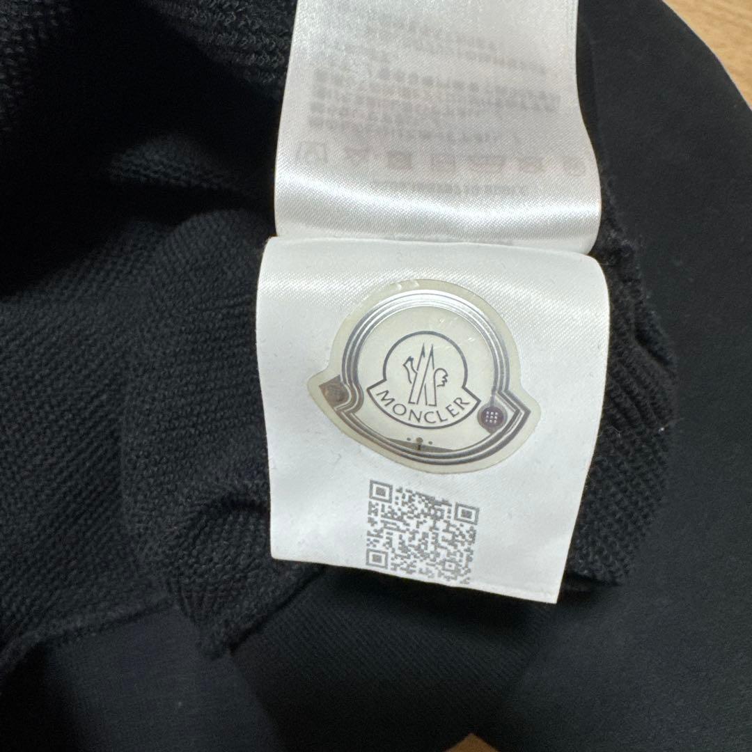MONCLERモンクレール ショートフーディ パーカー 黒 Sスウェットパーカー