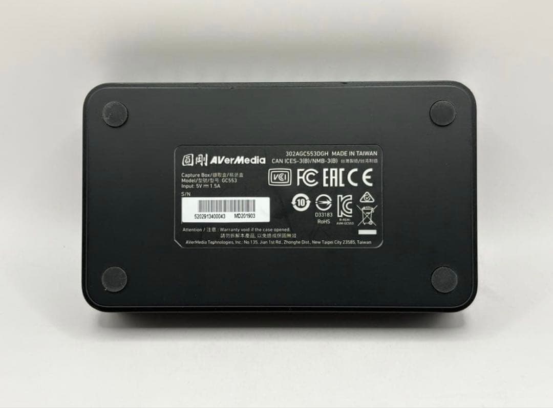 AVerMedia GC553 キャプチャーボード 4K パススルー