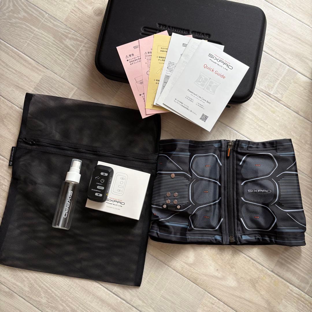 【限定値下げ】SIXPAD パワースーツライト コアベルトブラック　Sサイズ