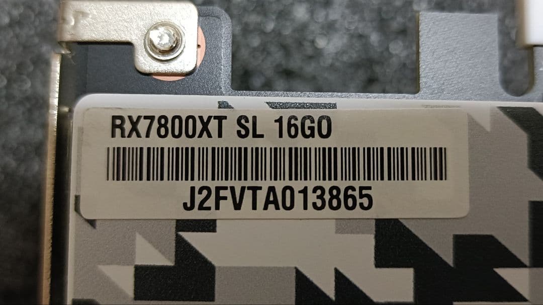 【美品】Radeon RX7800XT 16GB OC SteelLegend
