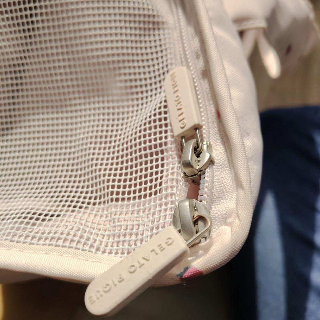 ★ジェラピケ ストロベリーキルティングキャリーバック