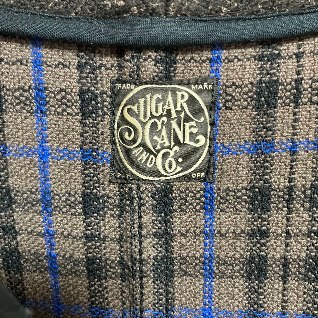 シュガーケーン フィクションロマンス ダブルフェイスチェックジャケット 38M