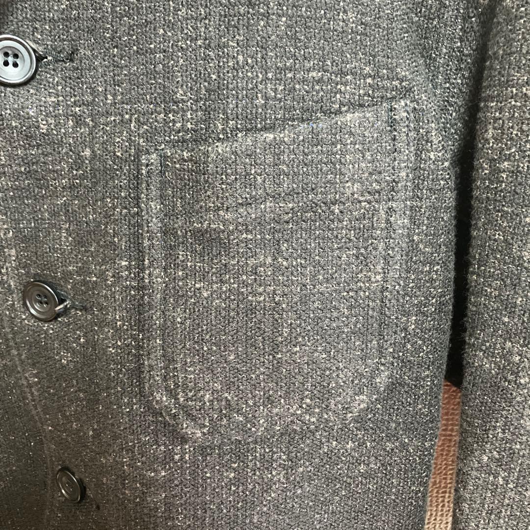 シュガーケーン フィクションロマンス ダブルフェイスチェックジャケット 38M