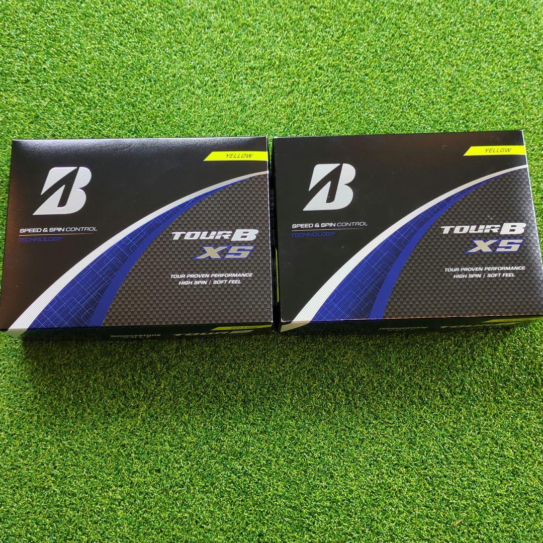 Bridgestone TOUR B XS ゴルフボール イエロー 2セット
