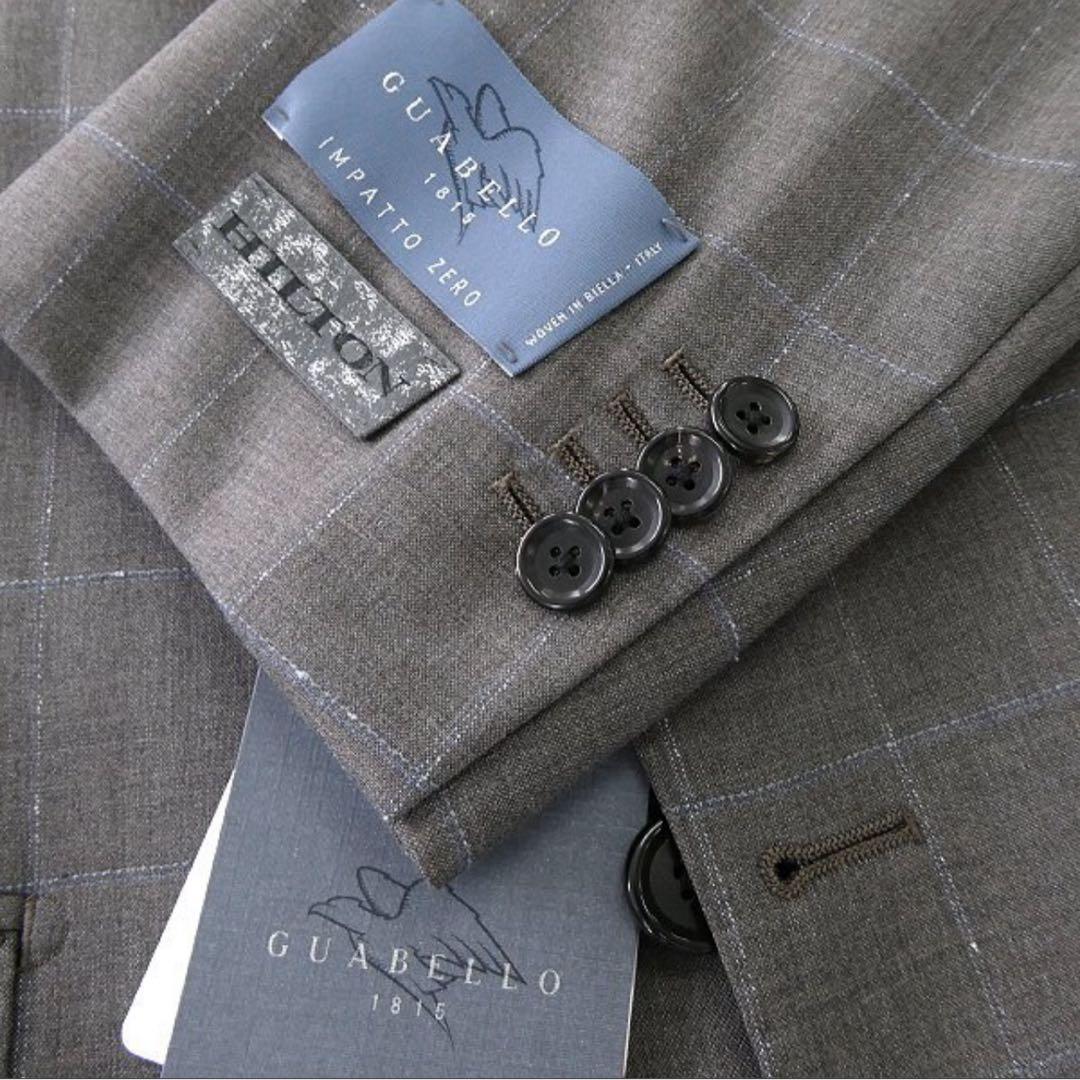 新品 ヒルトン 春夏 GUABELLO 撥水 トロピカル スーツ A5