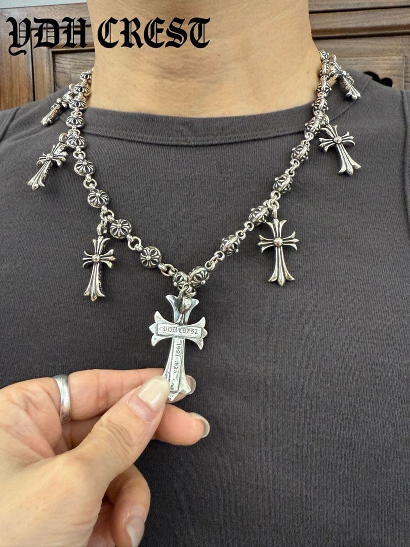 ★KRSCHAN　ウォレットチェーン　クロス嵐ウォレットチェーン　刻印有り