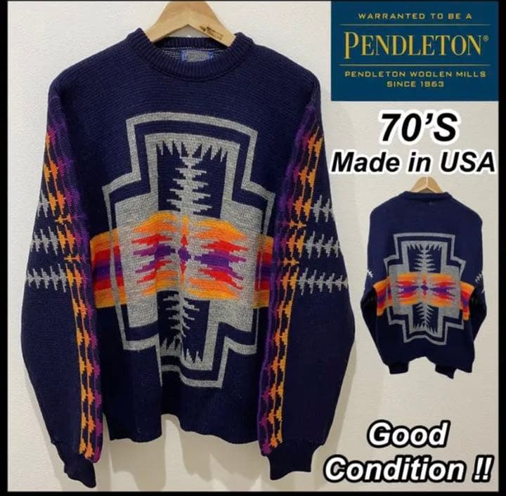 春夏冬中【激レア美品】ヴィンテージ ペンドルトン ネイティブ