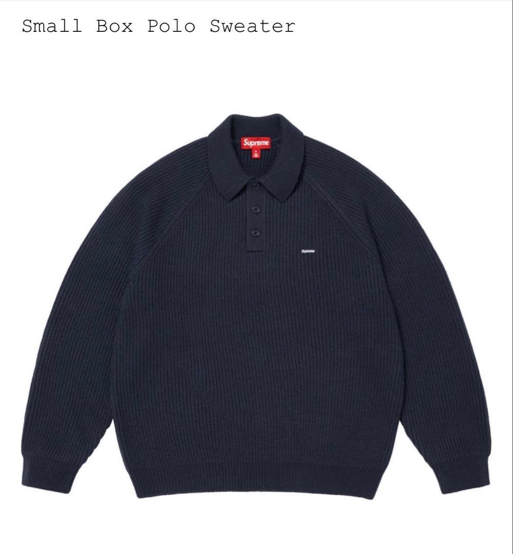 トップス Small Box Polo Sweater NAVY M