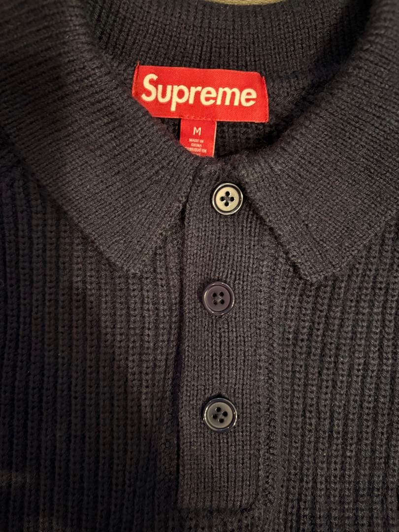 トップス Small Box Polo Sweater NAVY M