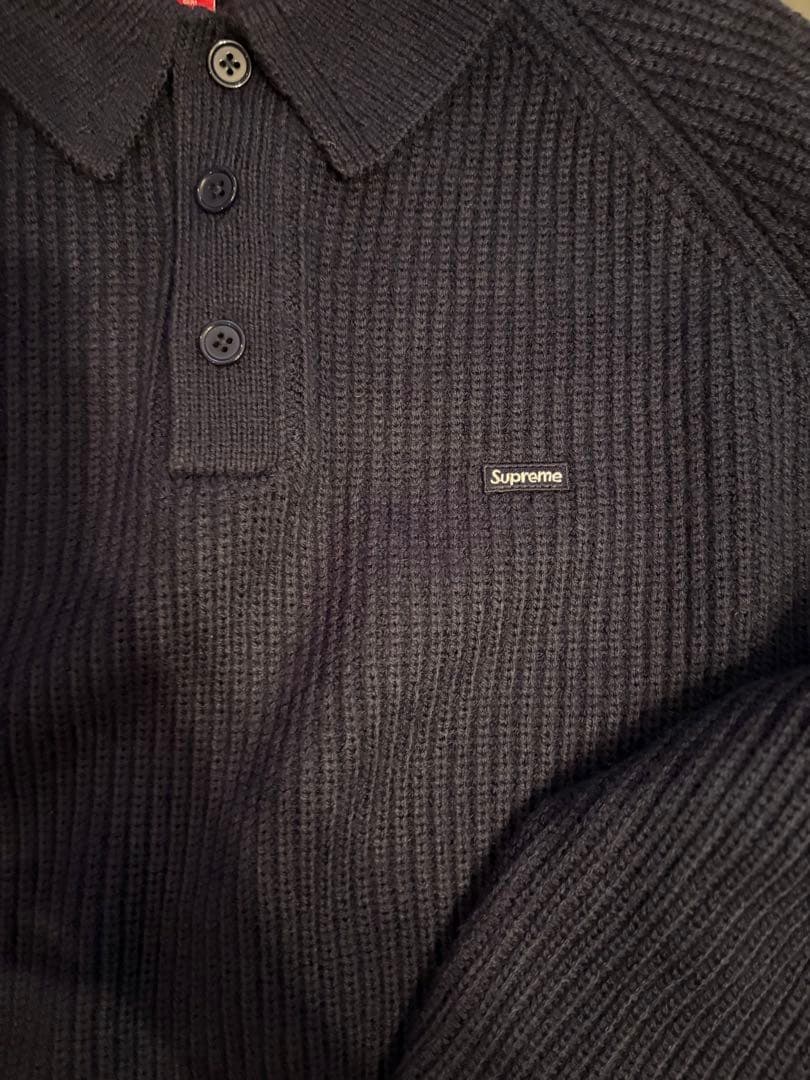 トップス Small Box Polo Sweater NAVY M