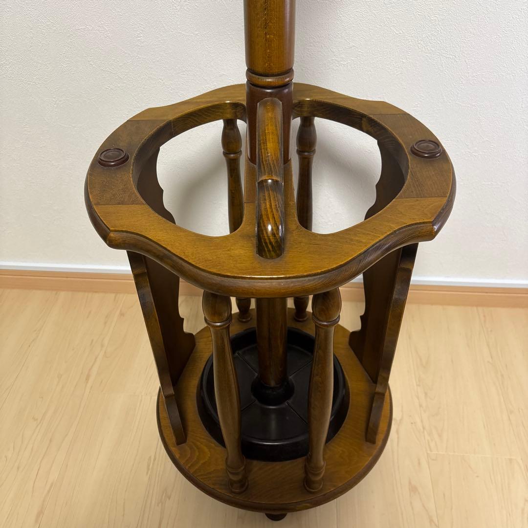 アンティーク　ニチハン レトロ ポール コートハンガー　傘立て　ラック　服