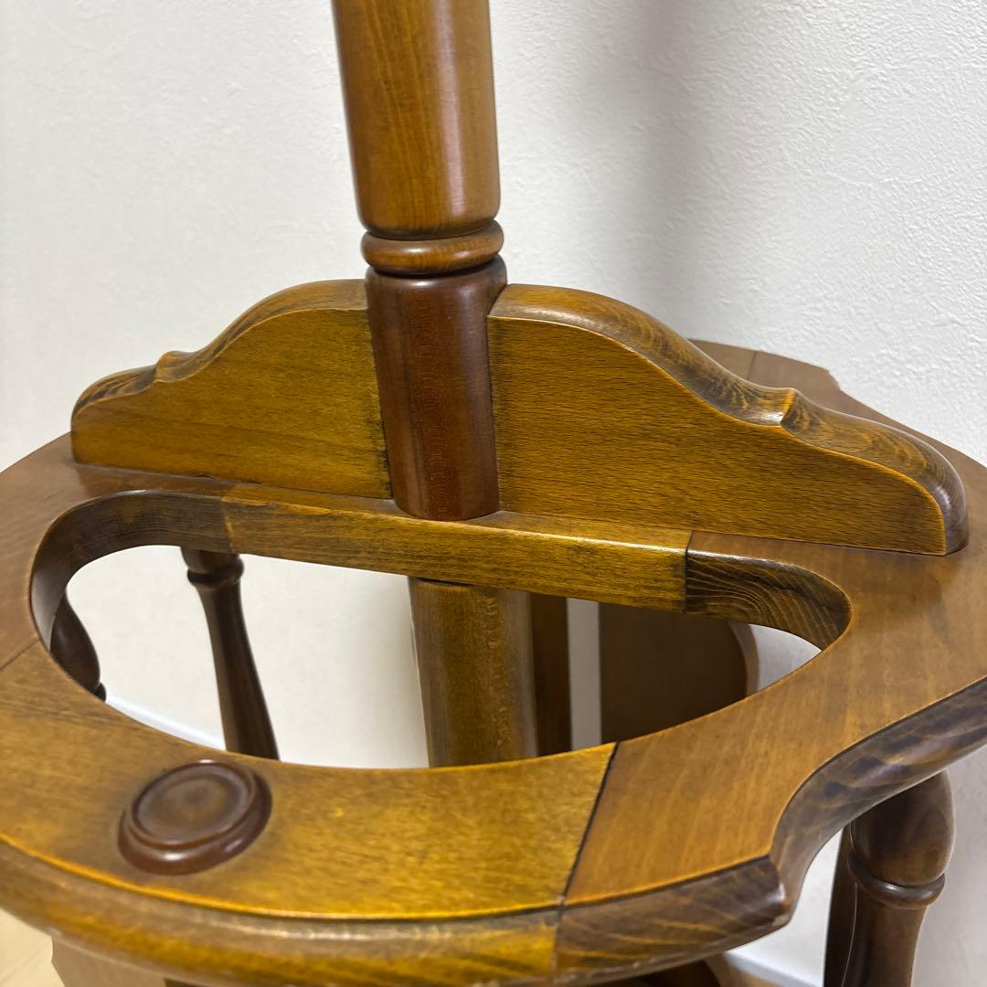 アンティーク　ニチハン レトロ ポール コートハンガー　傘立て　ラック　服