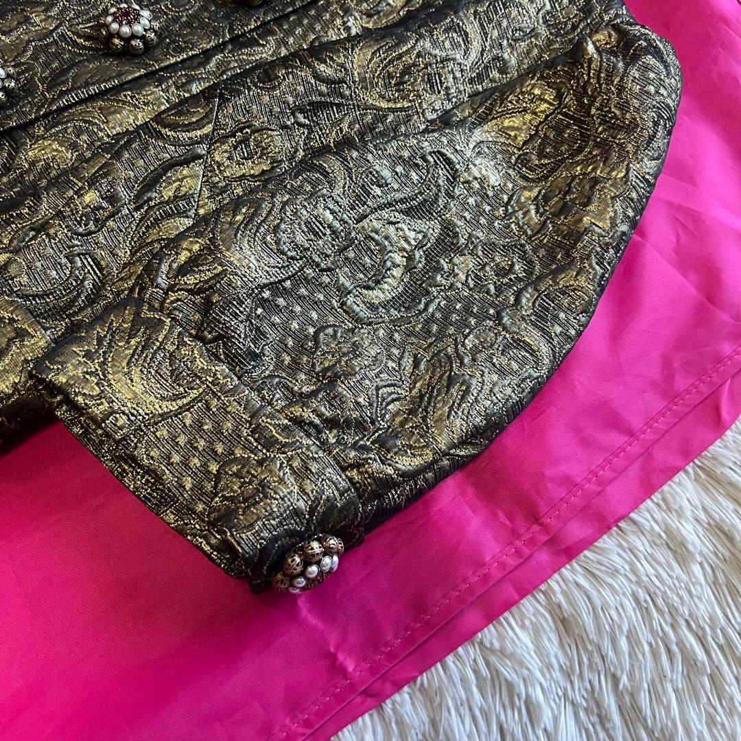 【未使用タグ付き】DOLCE&GABBANA ジャガードワンピース 半袖 36