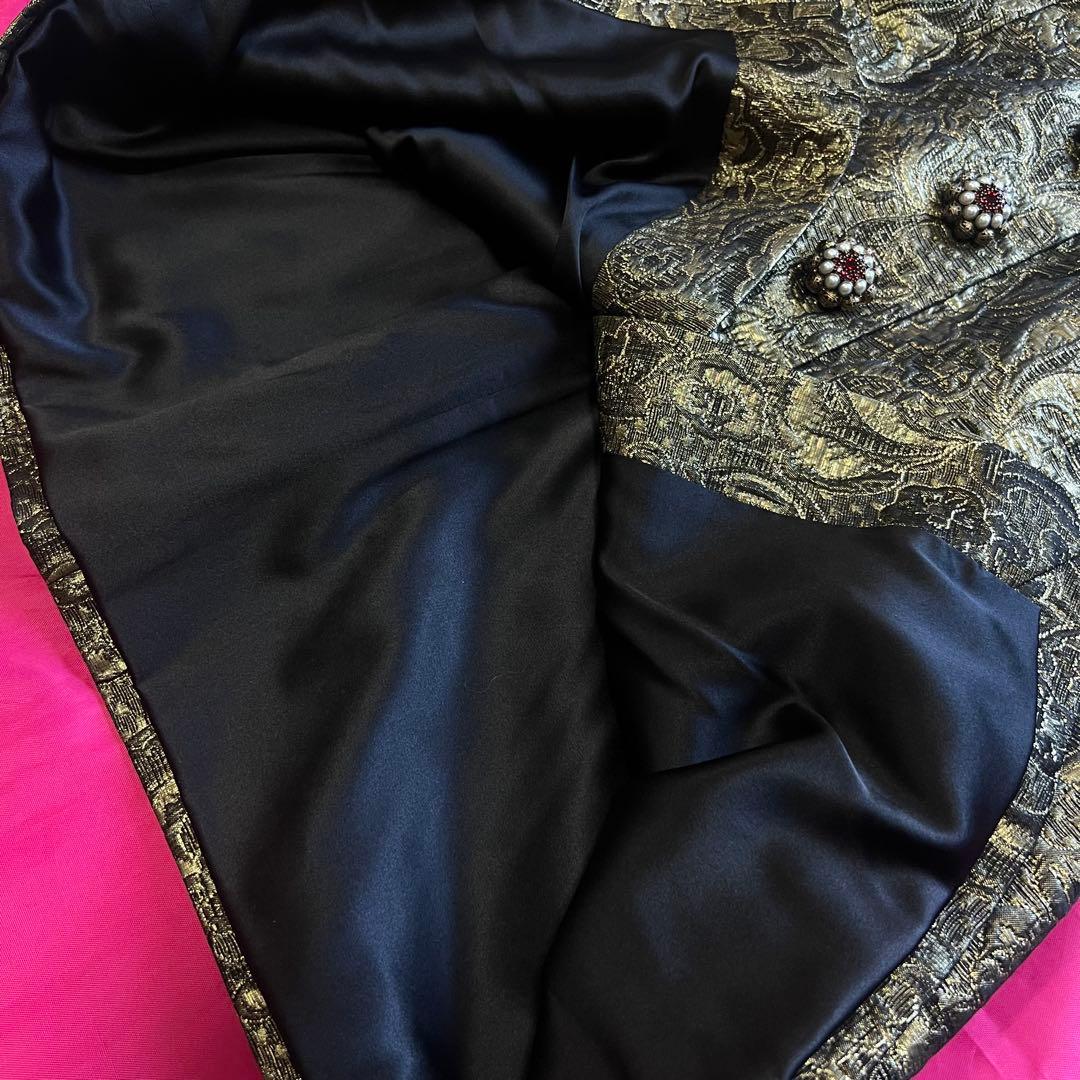 【未使用タグ付き】DOLCE&GABBANA ジャガードワンピース 半袖 36