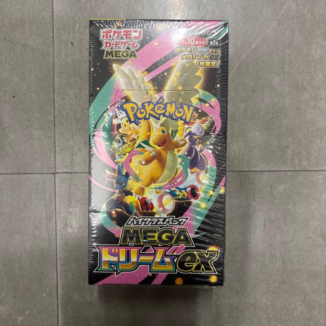 B*3様 ポケモンカードゲームMEGAドリームex1BOXシュリンク付き