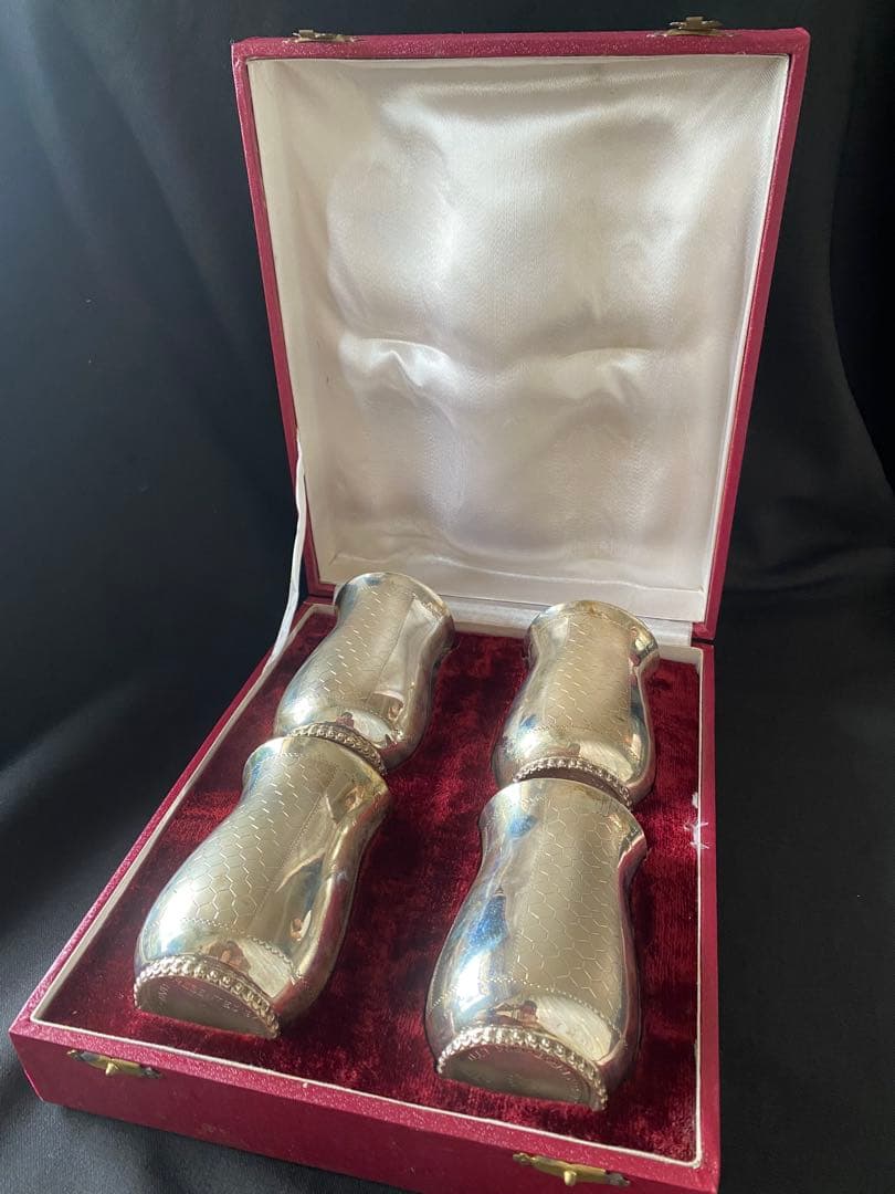 スターリングシルバー　アンティーク　グラス