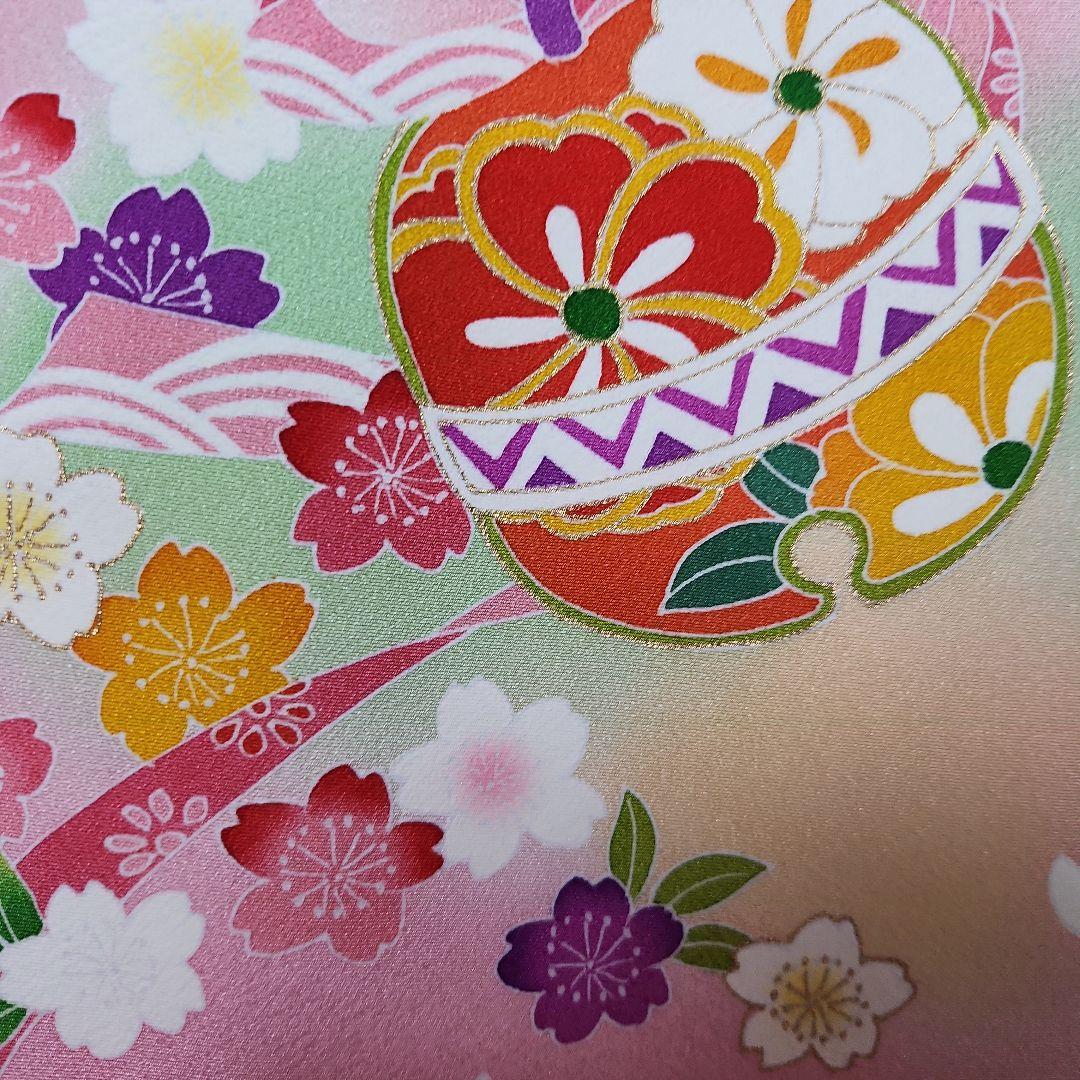 (take)#12-036 (保管品) 正絹 女児 お宮参り。着物