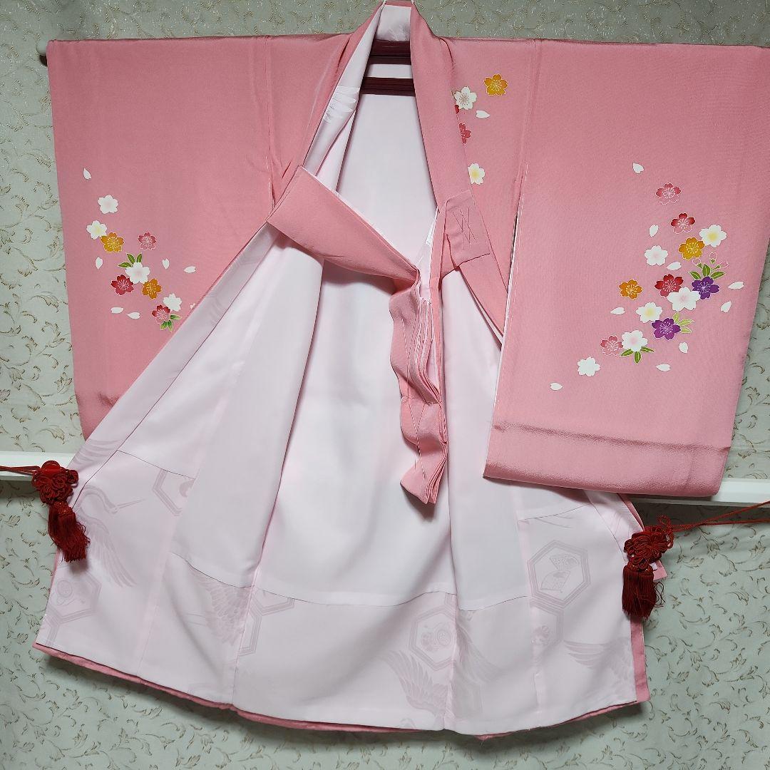 (take)#12-036 (保管品) 正絹 女児 お宮参り。着物