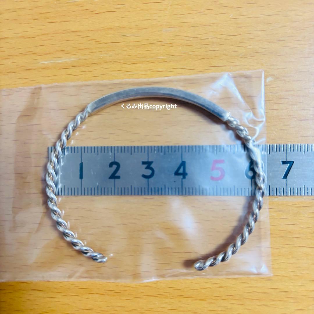 ヤーカ　YArKA シルバー　シルバー925 ツイスト　バングル　ブレスレット