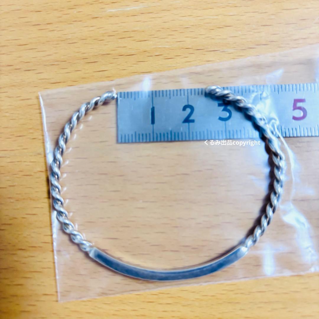 ヤーカ　YArKA シルバー　シルバー925 ツイスト　バングル　ブレスレット