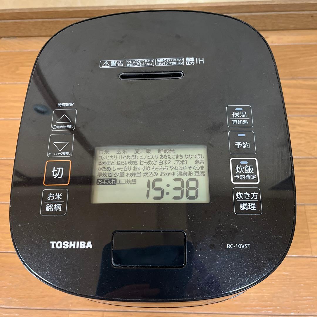 TOSHIBA IH炊飯器 RC-10VST 最大5.5合　ジャンク品