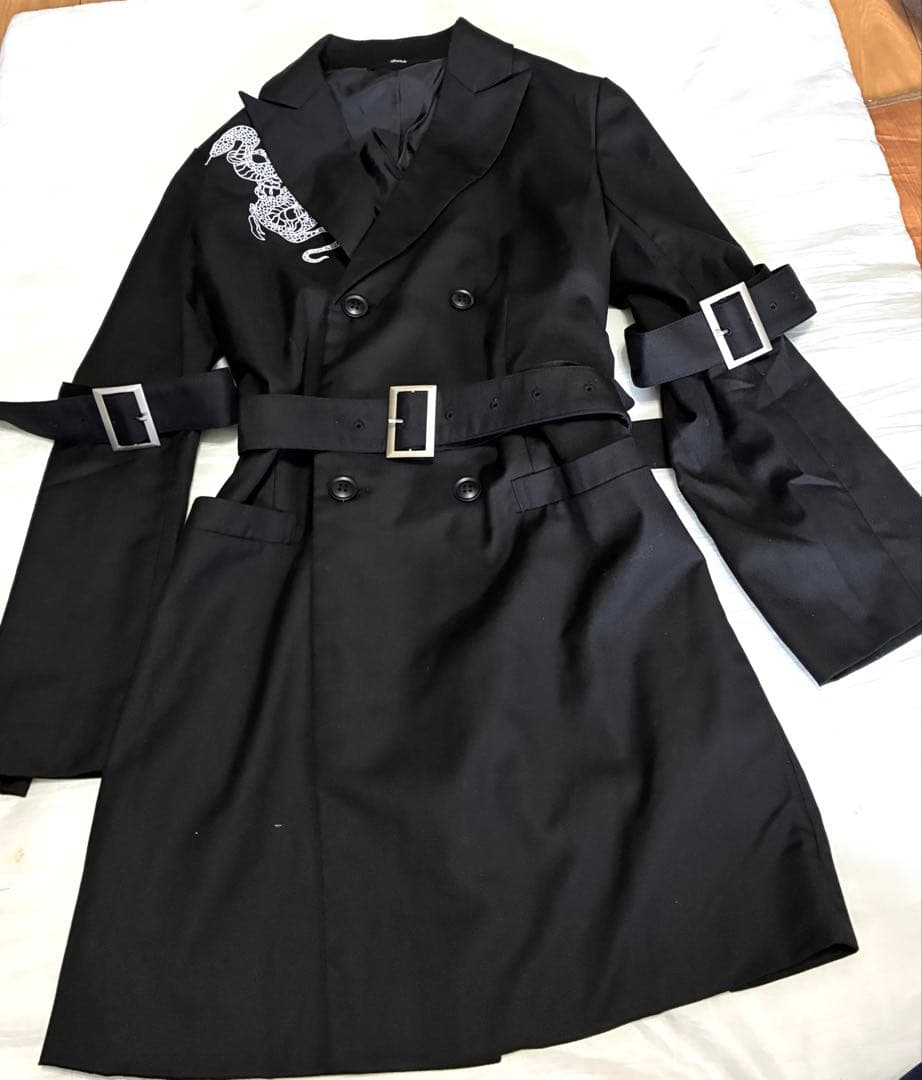 美品　gibous belt snake jacket L