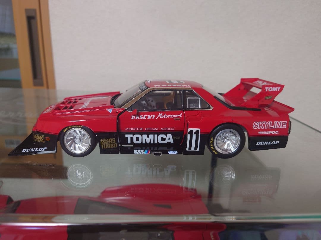 d*7様 トミカ　エブロ1/24スカイラインRSスーパーシルエットジャンク品