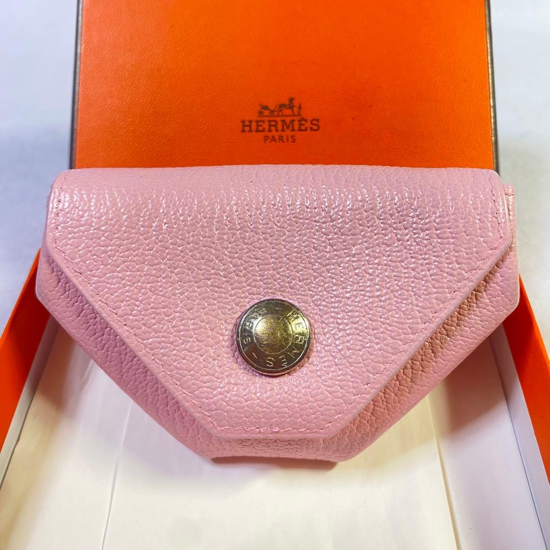 正規品☆エルメス ルヴァンキャトル ケース 　小銭 クリームピンク系