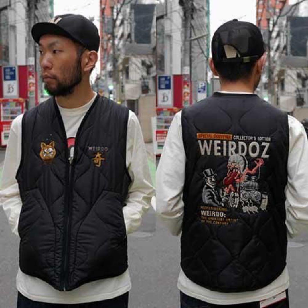 【XL】weirdo スーベニア中綿キルティングベスト　ベトジャン