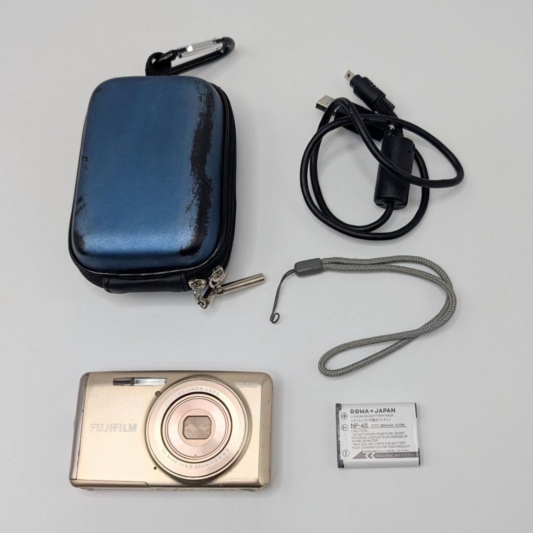 【美品】FUJIFILM FinePix JX700 ピンクゴールド